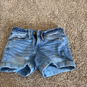 denim shorts